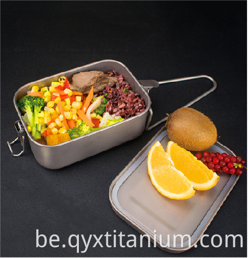 Тытанавая скрынка для абеду Titanium Lunch Box